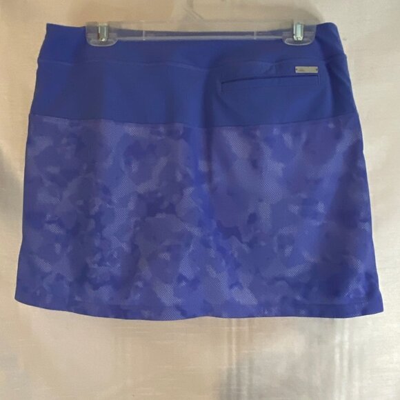 Adidas Printed Golf Skort Ladies Sm  Periwinkle - Picture 9 of 10
